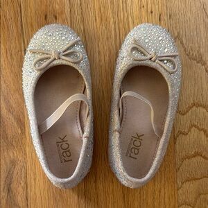 Sparkly Kids Ballet Flats size 7 Nordstrom Rack